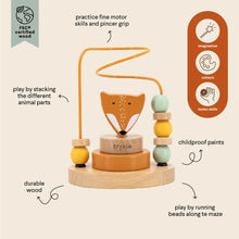 Load image into Gallery viewer, Wooden Beads Maze - Mr Fox
