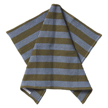 Load image into Gallery viewer, Zelia Stripe Tea Towel Blue Jay
