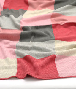 Baby Blanket - Patchwork Pink