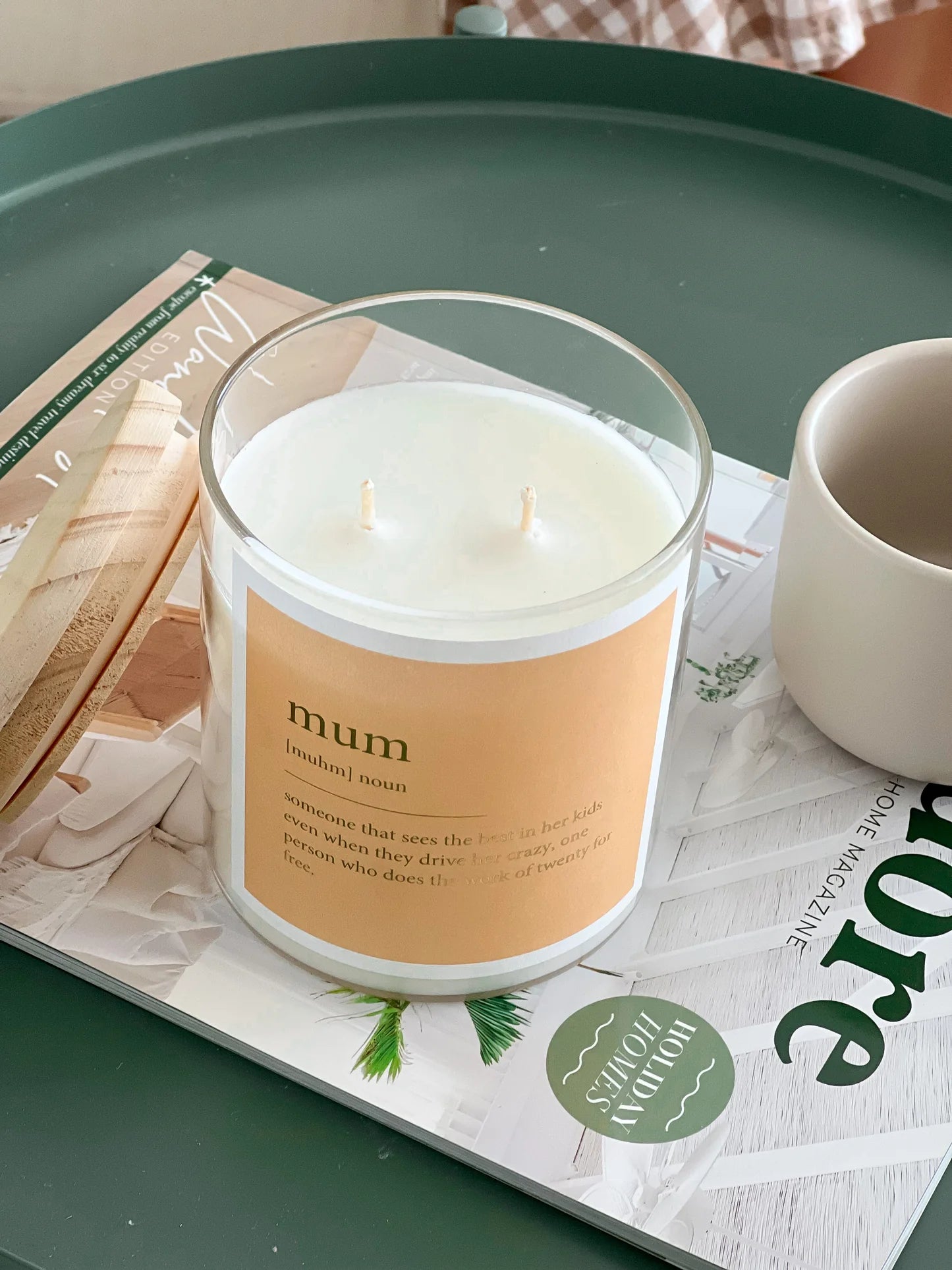 Mum-  Dictionary Candle -Hudson Valley