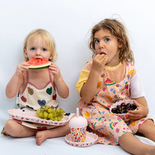 Load image into Gallery viewer, Pink Fruits Silicone Bowl and Plate Set
