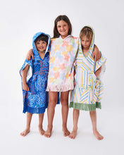 Load image into Gallery viewer, The Deep Blue Kids Terry Poncho

