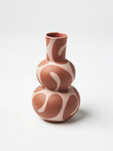 Happy Vase Terracotta Curls