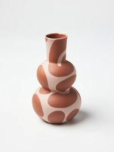 Happy Vase Terracotta Curls
