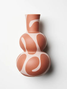 Happy Vase Terracotta Curls