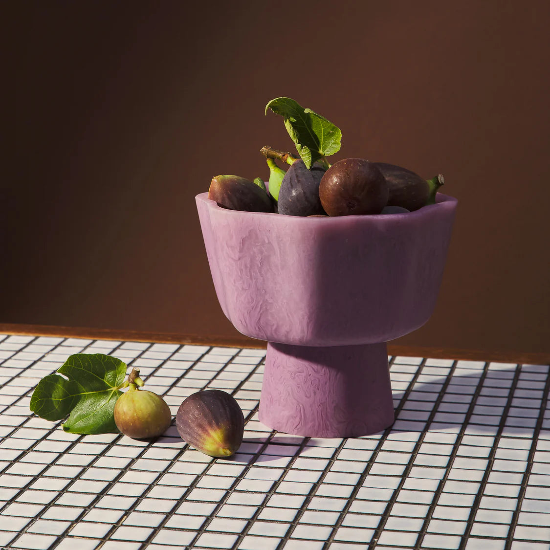 Joy Pedestal Bowl - Orchid