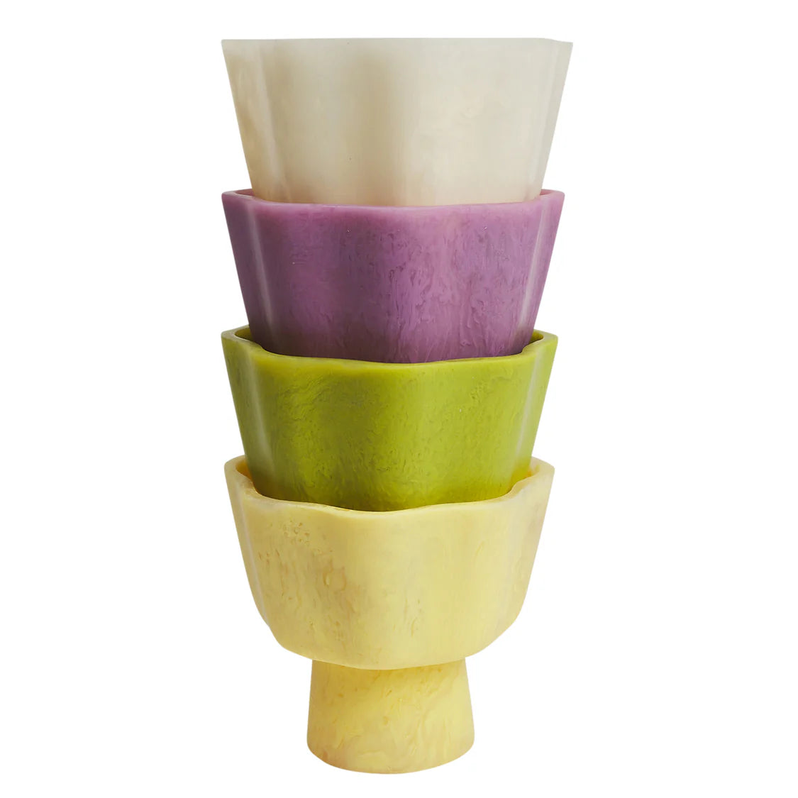 Joy Pedestal Bowl - Orchid