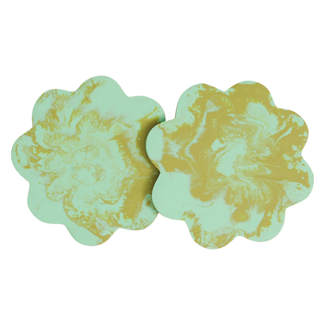 Cecilia Coasters - Set of 2 - Artichoke