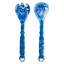 Load image into Gallery viewer, Wilkie Salad Servers - Lapis
