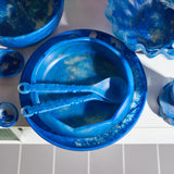 Wilkie Salad Servers - Lapis