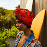 Rosalia Hair Wrap - Flame
