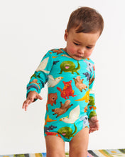 Load image into Gallery viewer, Home Among The Gum Trees Organic Long Sleeve Romper

