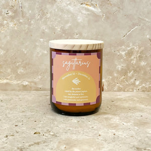 Zodiac Colour Candle - Sagittarius