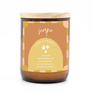 Zodiac Colour Candle - Scorpio