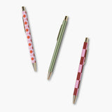 Pens Diamond, Stripe, Check 3pk