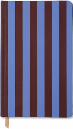 Soft Touch Journal - Purple + Nutmeg Stripe