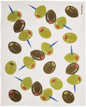The Emmy Tea Towel - Olive