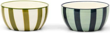 The Bella Assorted Dipping Bowls - set of 2 (Green & Blue)