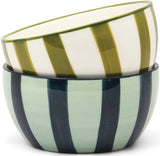 The Bella Assorted Dipping Bowls - set of 2 (Green & Blue)