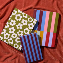 Load image into Gallery viewer, Soft Touch Jumbo Journal - Bold Stripe
