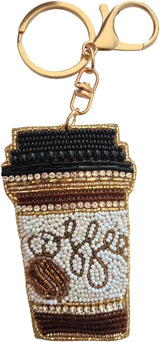 Beaded Keychain Coffee