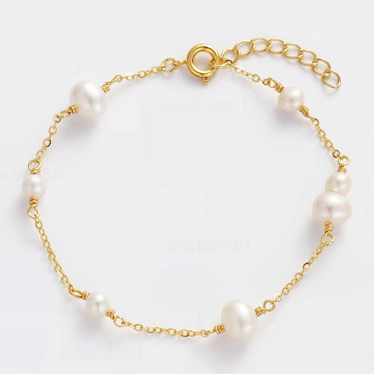 Luna Pearl Bracelet Gold