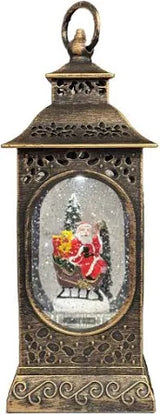 Led Snow Lantern Bronze