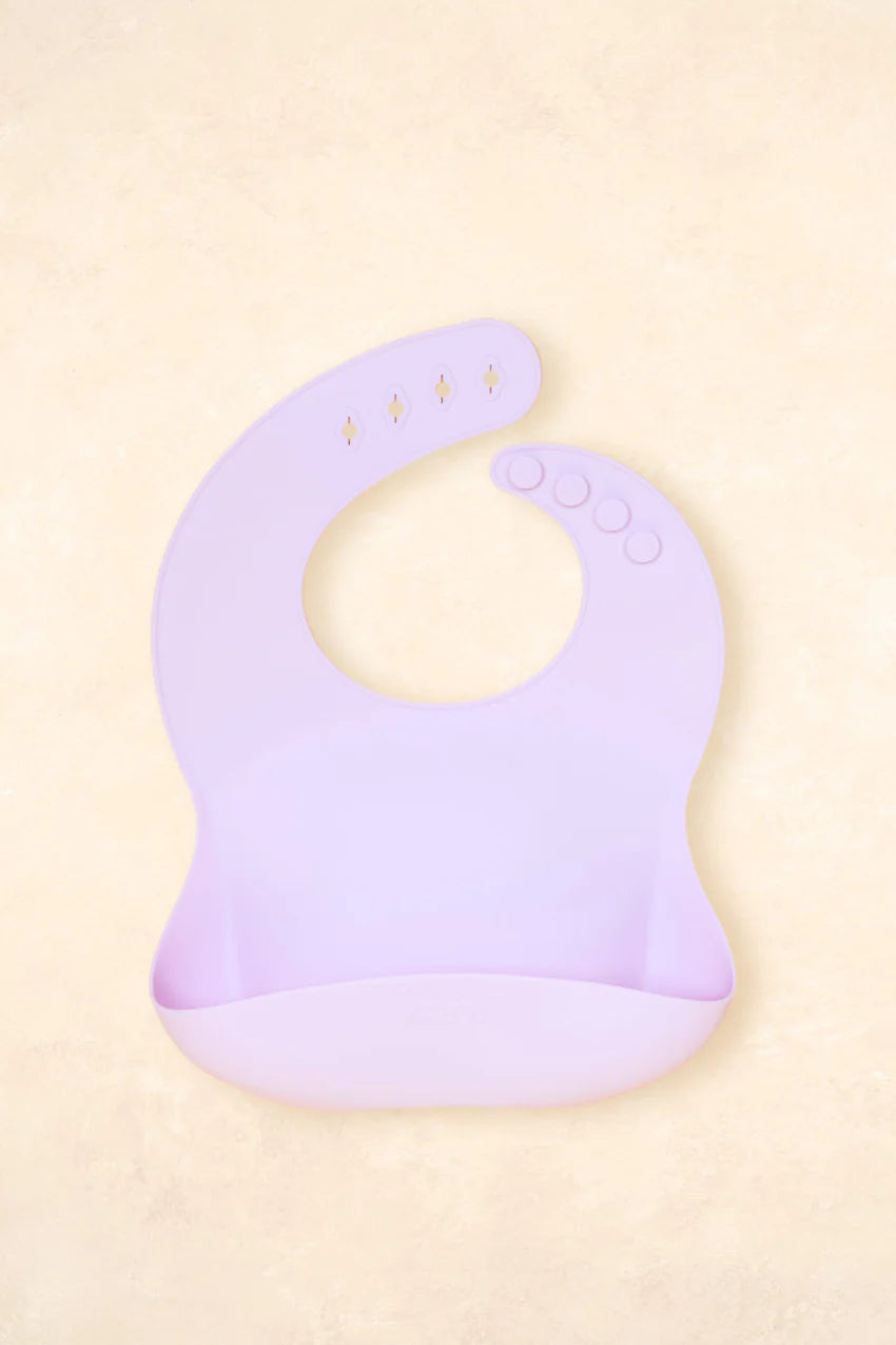 Silicone Bib - Lilac