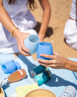 Silicone Unbreakable Glasses - Sky + Kingfisher