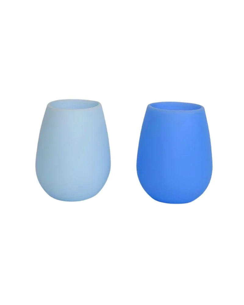 Silicone Unbreakable Glasses - Sky + Kingfisher
