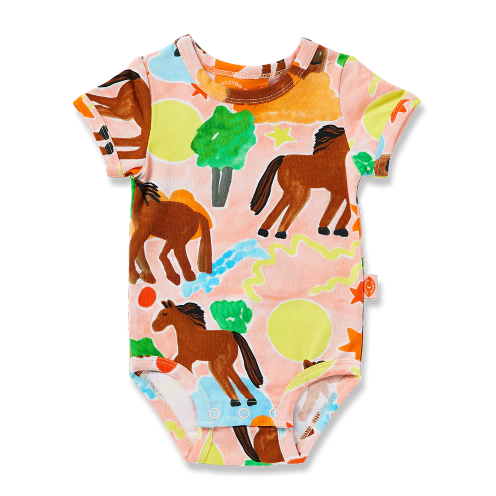 Giddy Up Short Sleeve Bodysuit