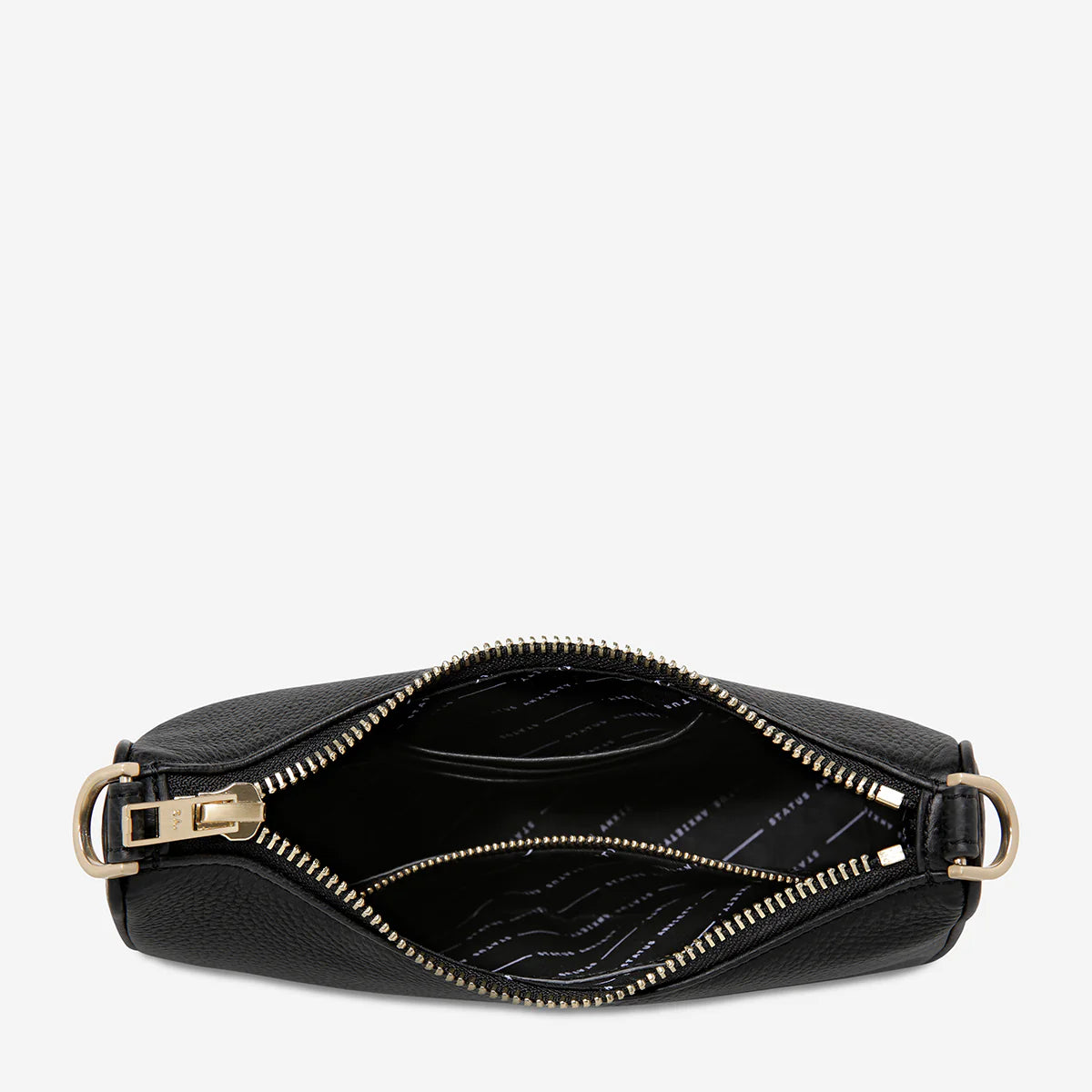 Look Both Ways Bag - Black/Brushed Gold