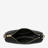 Look Both Ways Bag - Black/Brushed Gold