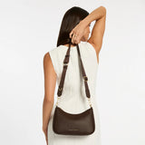 Look Both Ways Bag - Cocoa/Brushed Gold