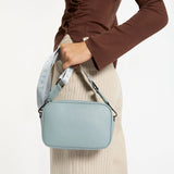 Plunder Bag With Webbed Strap - Powder Blue