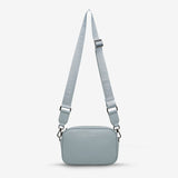 Plunder Bag With Webbed Strap - Powder Blue