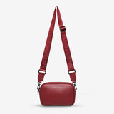 Plunder Bag With Webbed Strap - Rouge
