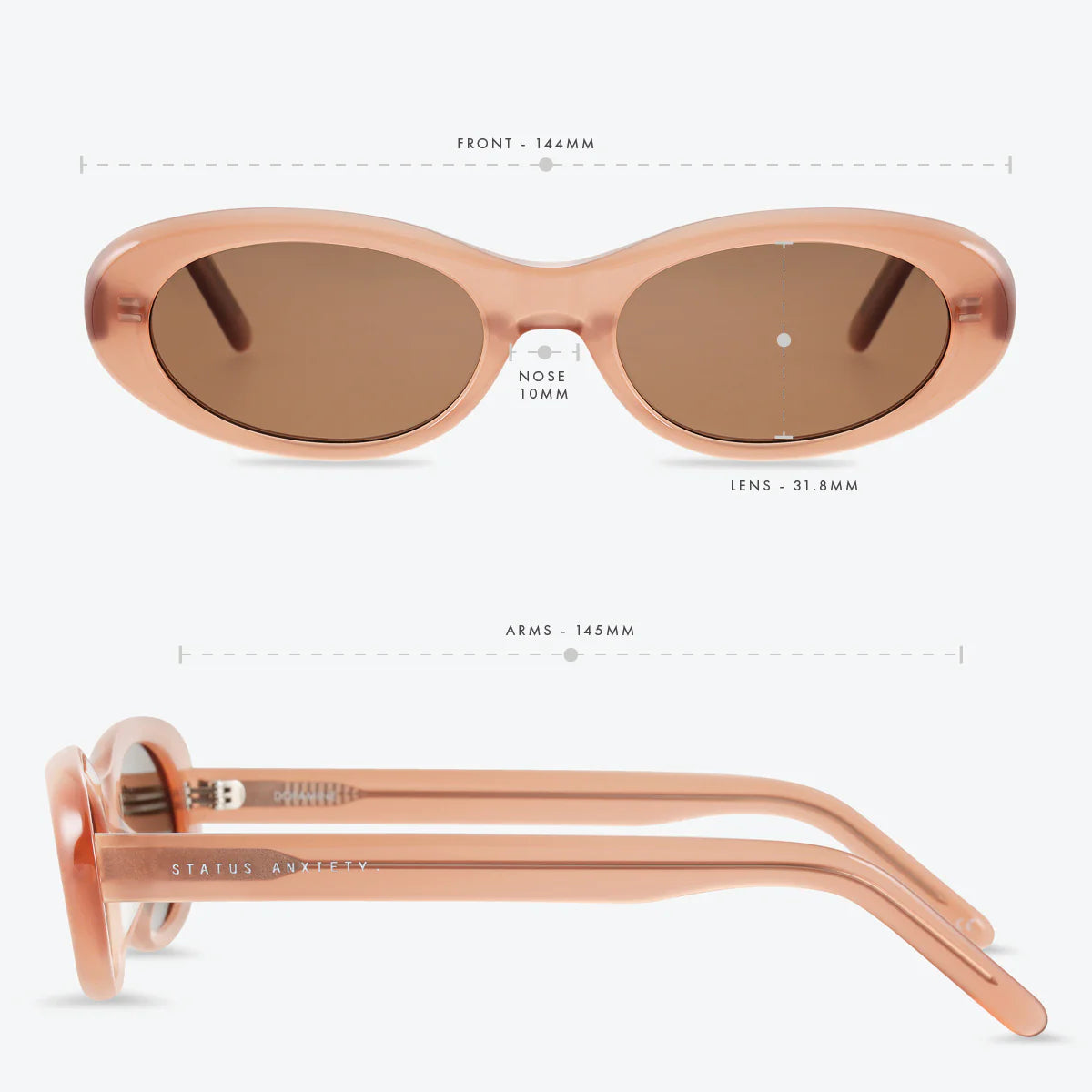 Dopamine Sunglasses - Rose