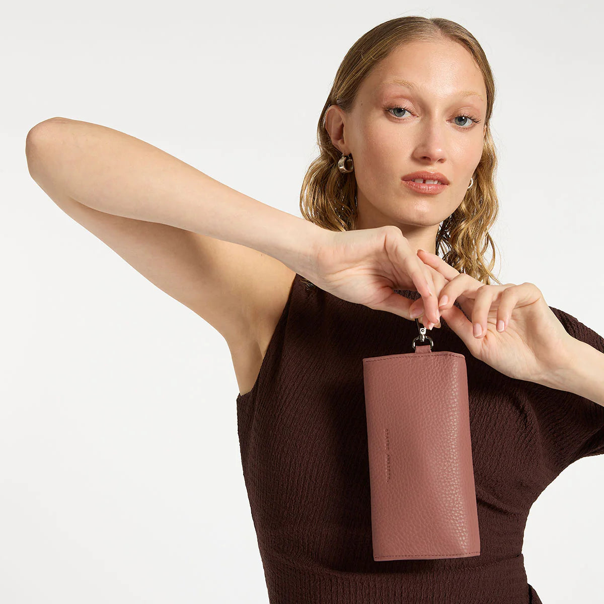 Into The Ether Sunglasses Case - Dusty Rose