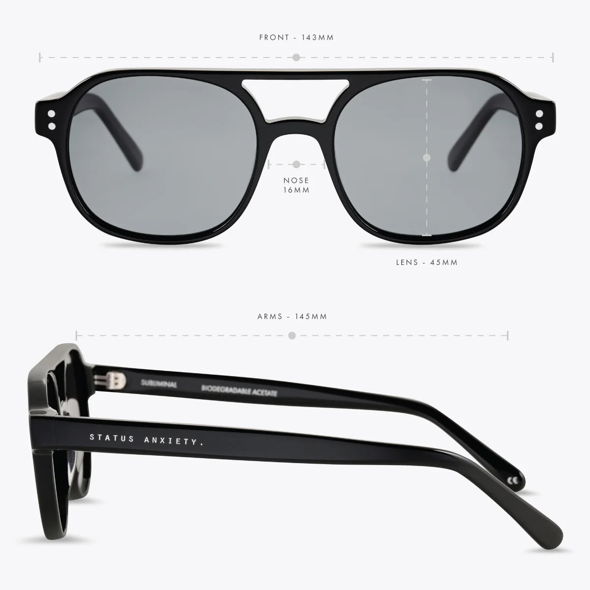 Subliminal Sunglasses - Black