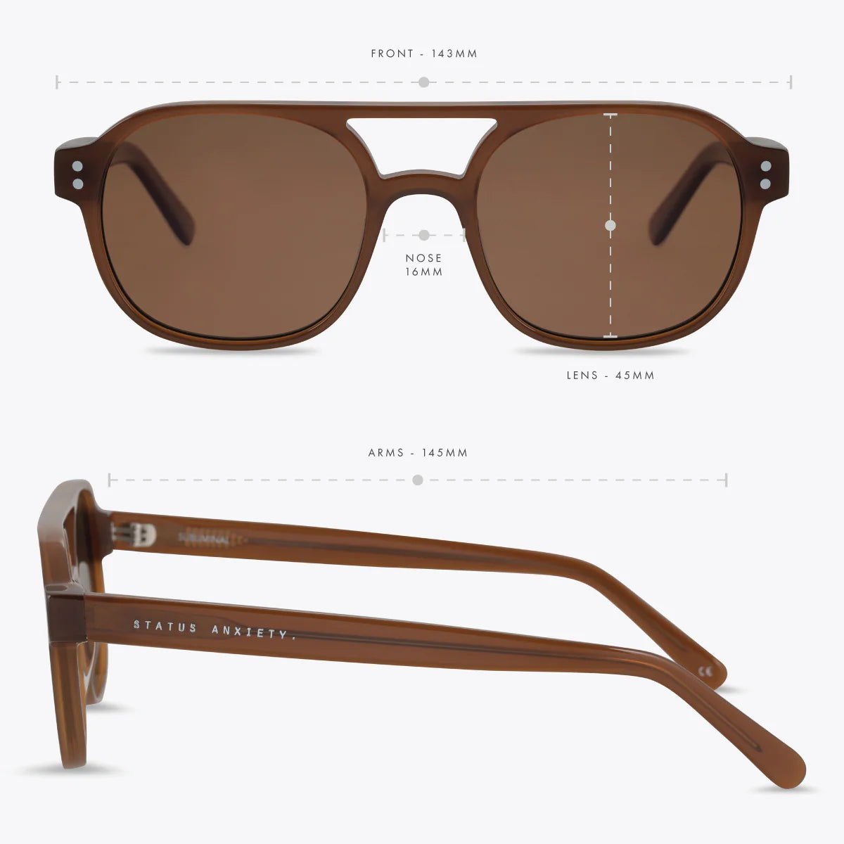 Subliminal Sunglasses - Brown