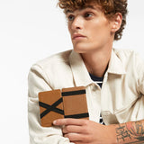 Flip Wallet Camel
