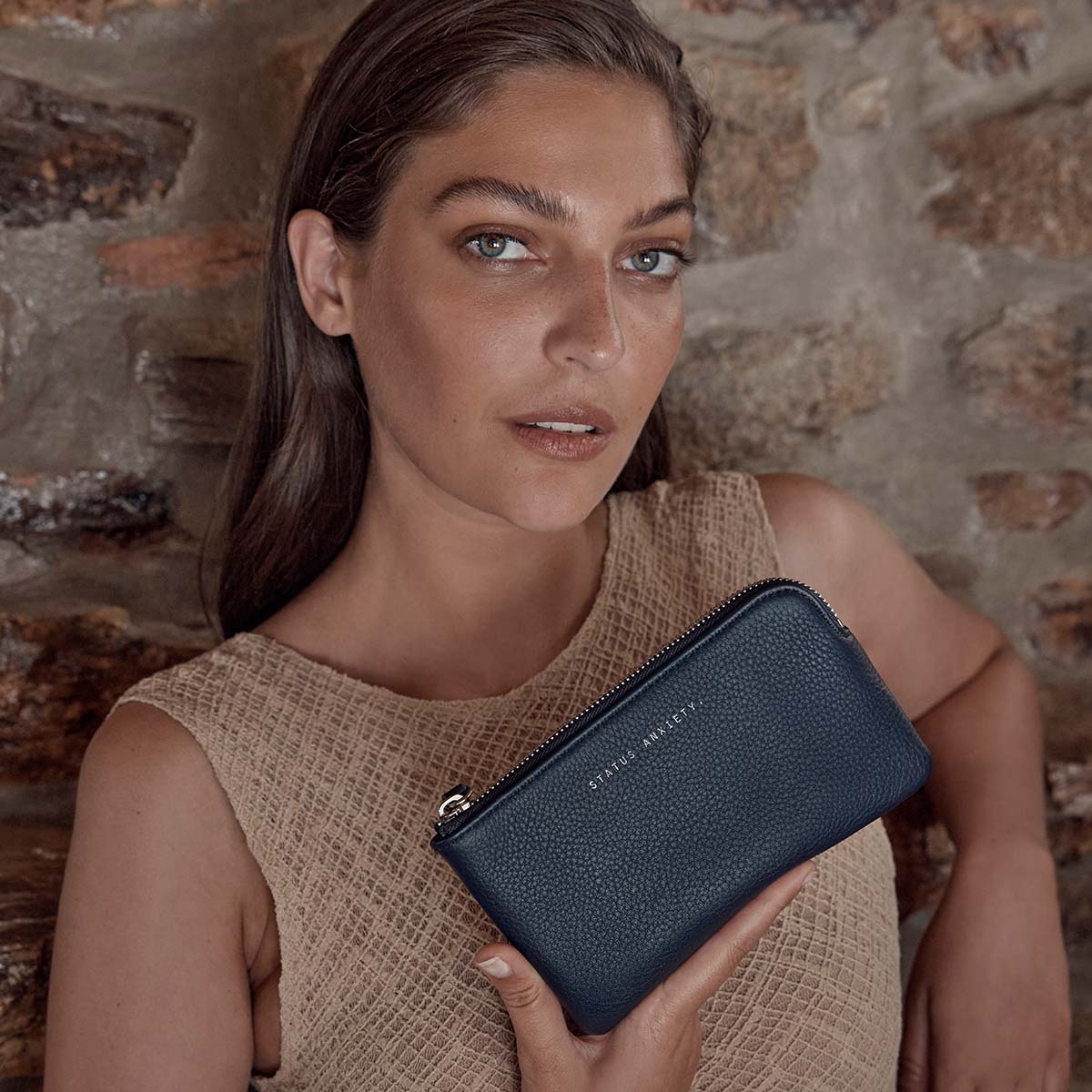 Smoke And Mirrors Wallet - Midnight Blue