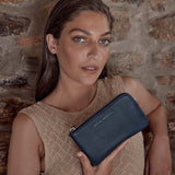 Smoke And Mirrors Wallet - Midnight Blue