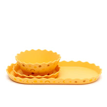 Load image into Gallery viewer, Suns Silicone Wavy Edge Bowl and Plate Set
