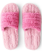 Load image into Gallery viewer, Poochie Pink Quilted Sherpa Adult Slippers
