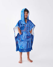 Load image into Gallery viewer, The Deep Blue Kids Terry Poncho
