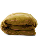 Tapenade Delight Linen Quilt Cover Queen