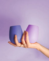 Silicone Unbreakable Glasses - Tanzanite + Amethyst