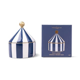 Ceramic Trinket Box Navy Stripe